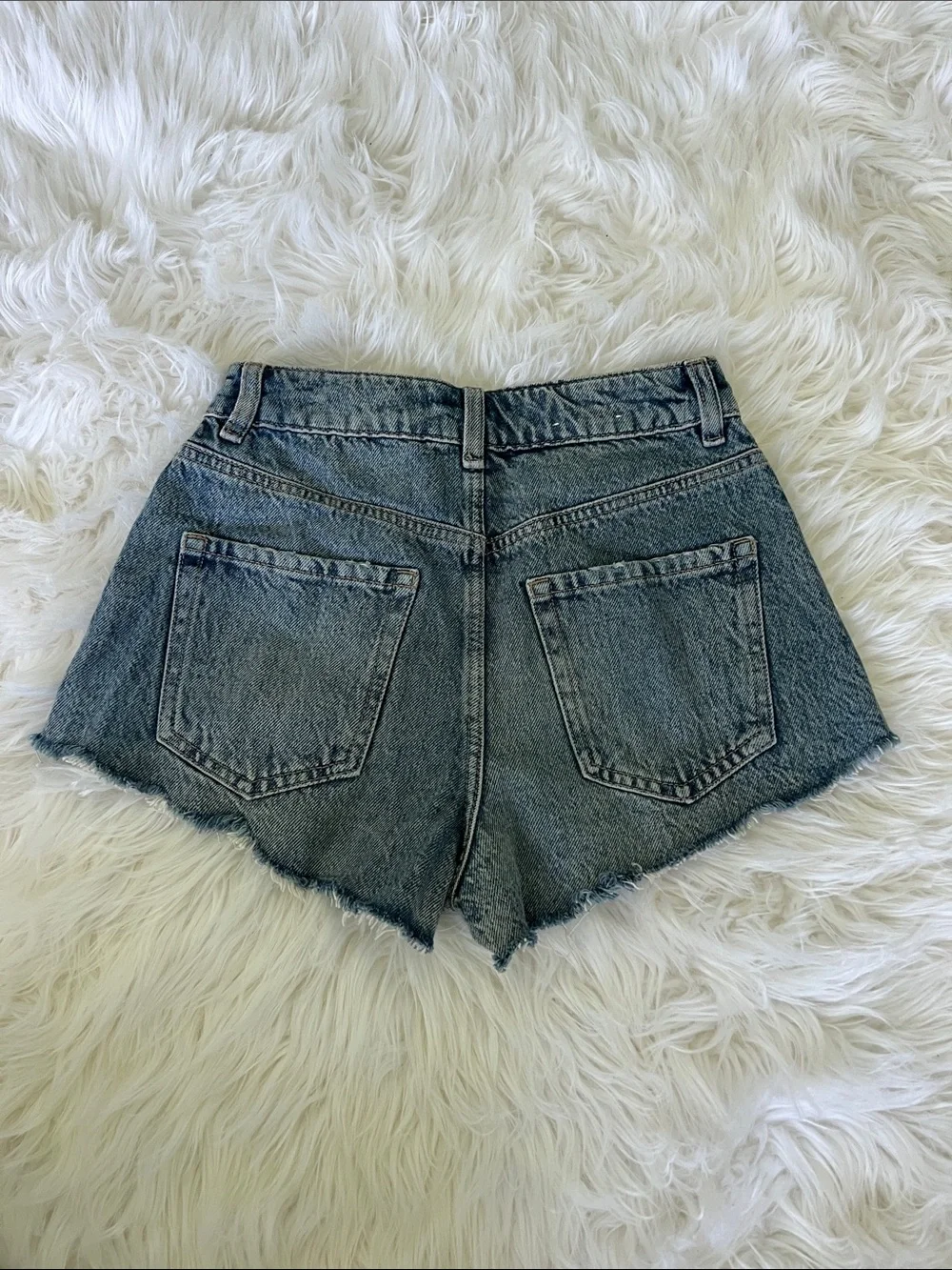 Garage Denim Blue Jean Shorts